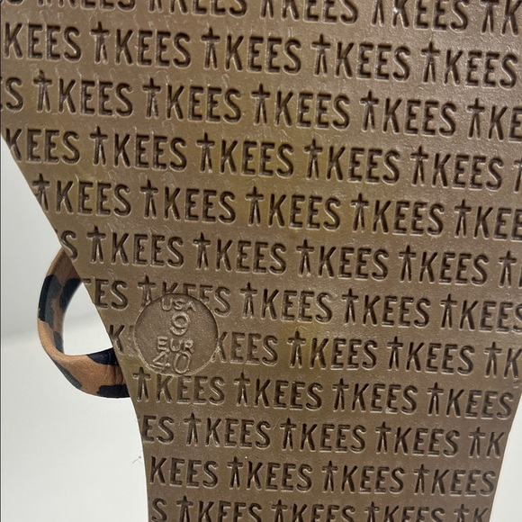 New Tkees Gemma Exotic Cheetah Slide Sandals Size 9 - Picture 6 of 6